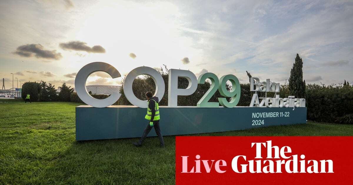 Cop29 live: The climate summit gets under way in Azerbaijan