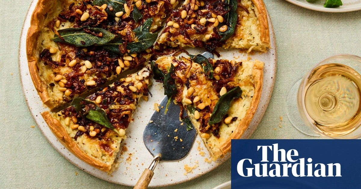 Meera Sodha’s recipe for dolcelatte tart with sage and pine nuts