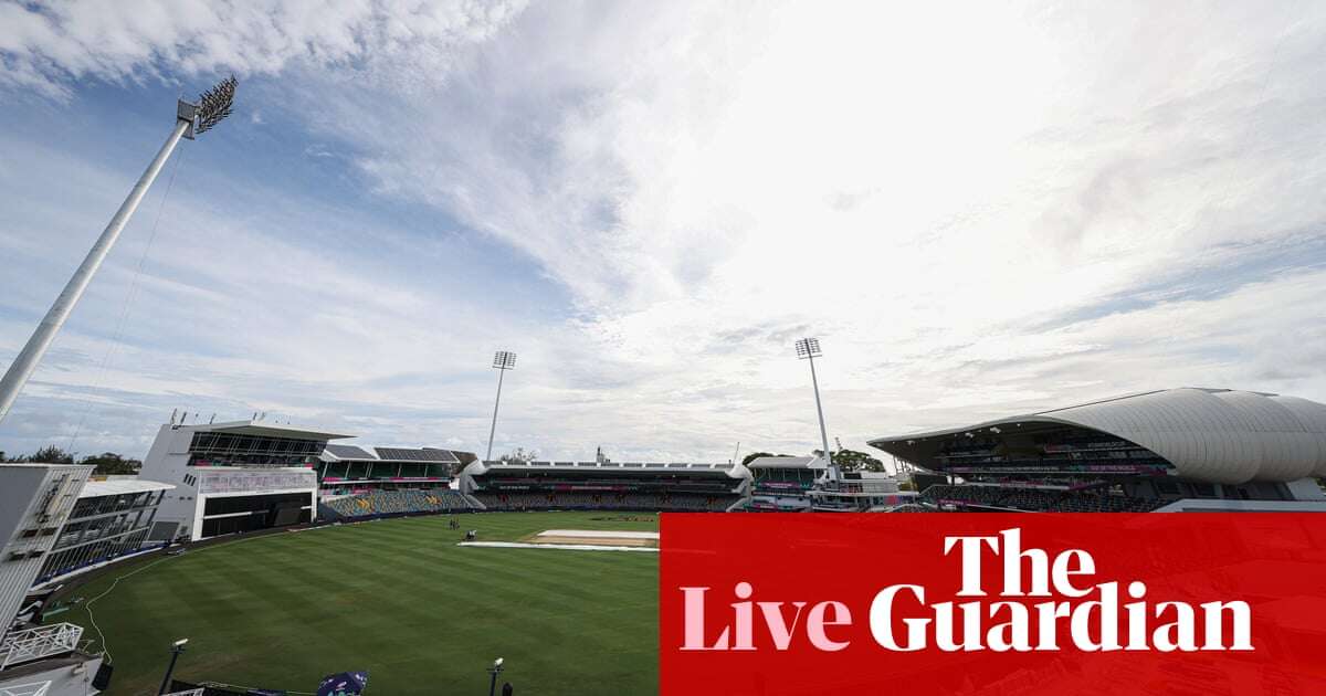 West Indies v England: first men’s T20 cricket international – live