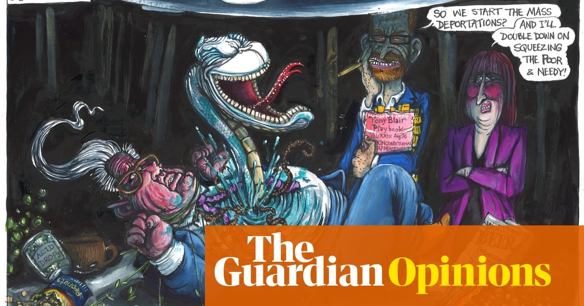 Martin Rowson on Reform UK’s defeat of Labour in the Runcorn byelection – cartoon