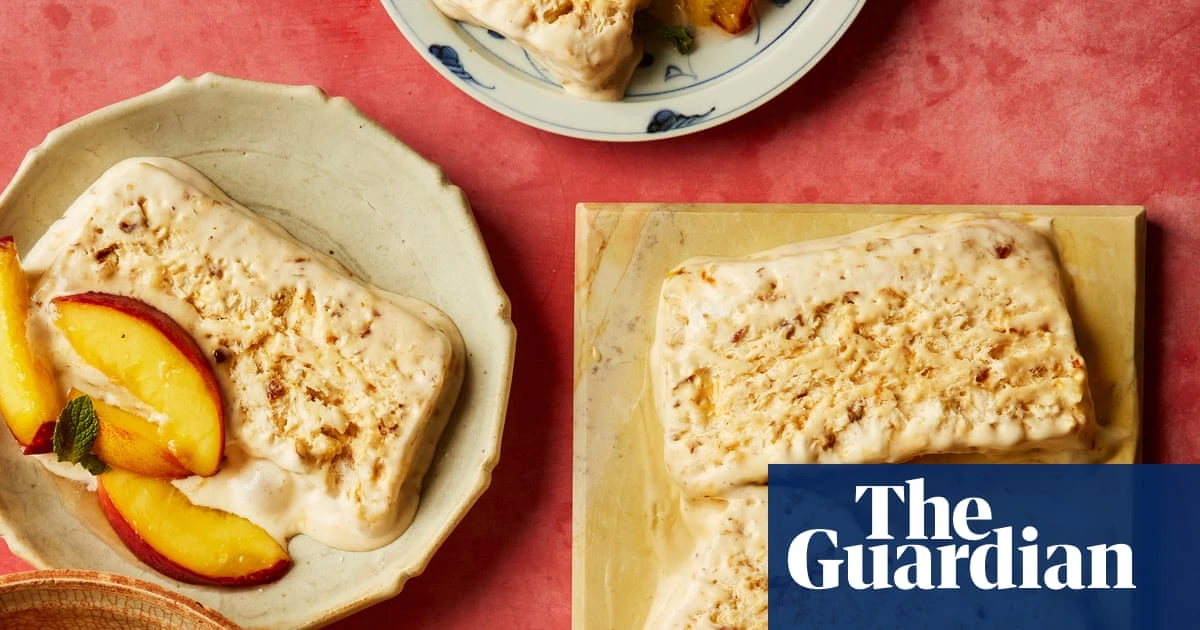 Helen Goh’s recipe for honey and almond semifreddo with nectarines | The sweet spot