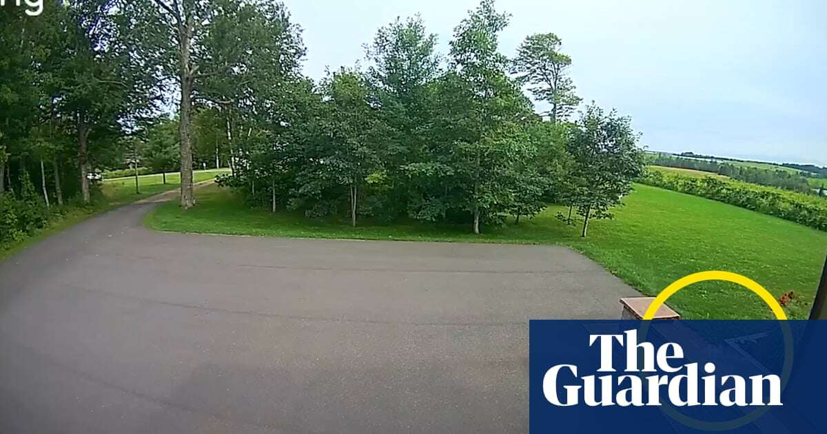 Rare footage captures meteorite descending to earth on doorbell camera – video