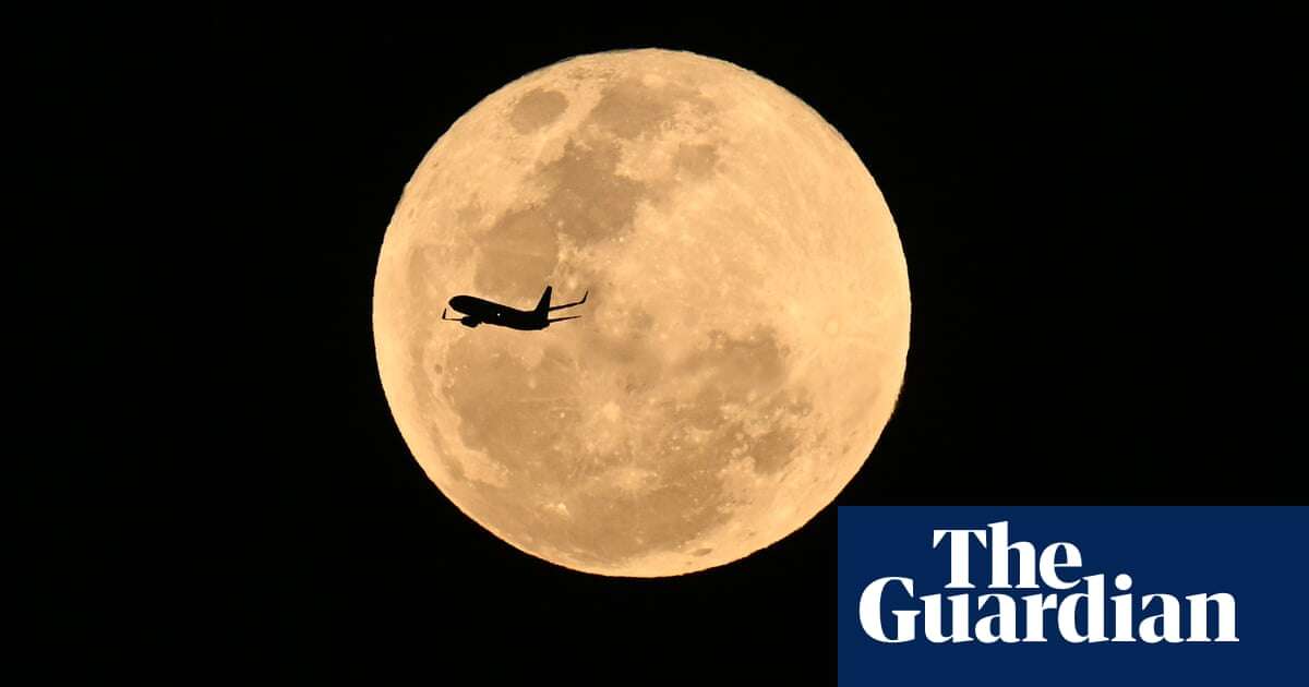 Glowing September supermoon lights up the sky – in pictures