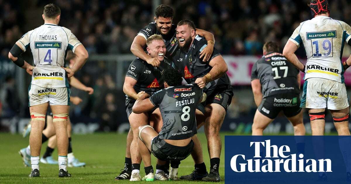 Iosefa-Scott ensures Exeter hold off Gloucester to end 232-day wait for win