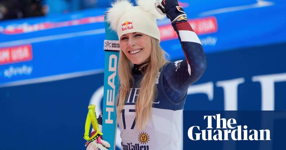 Lindsey Vonn concludes ‘impossible’ comeback at 40 with first podium since 2018