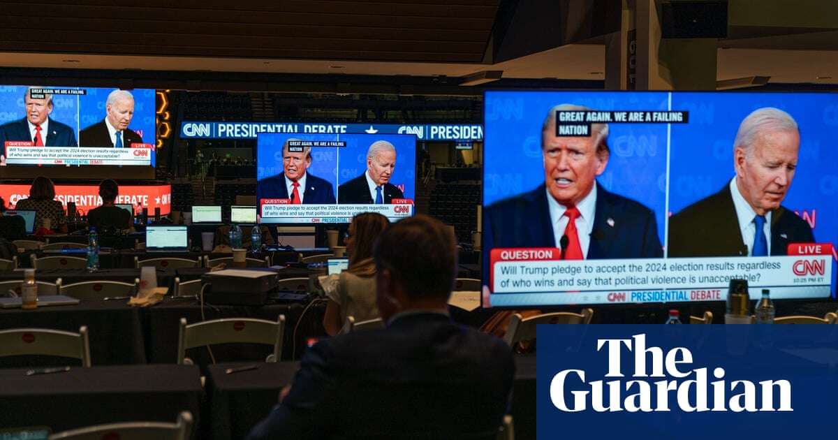 ‘10 minutes to destroy a presidency’: how US and global media reviewed the Biden-Trump debate