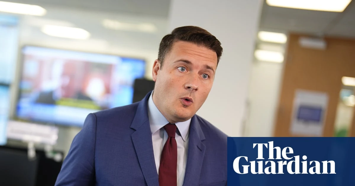 Wes Streeting criticises ‘shortsighted’ drug firms for rejecting pricing offer