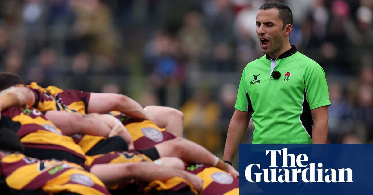 Championship rugby union match abandoned after referee is struck by ball