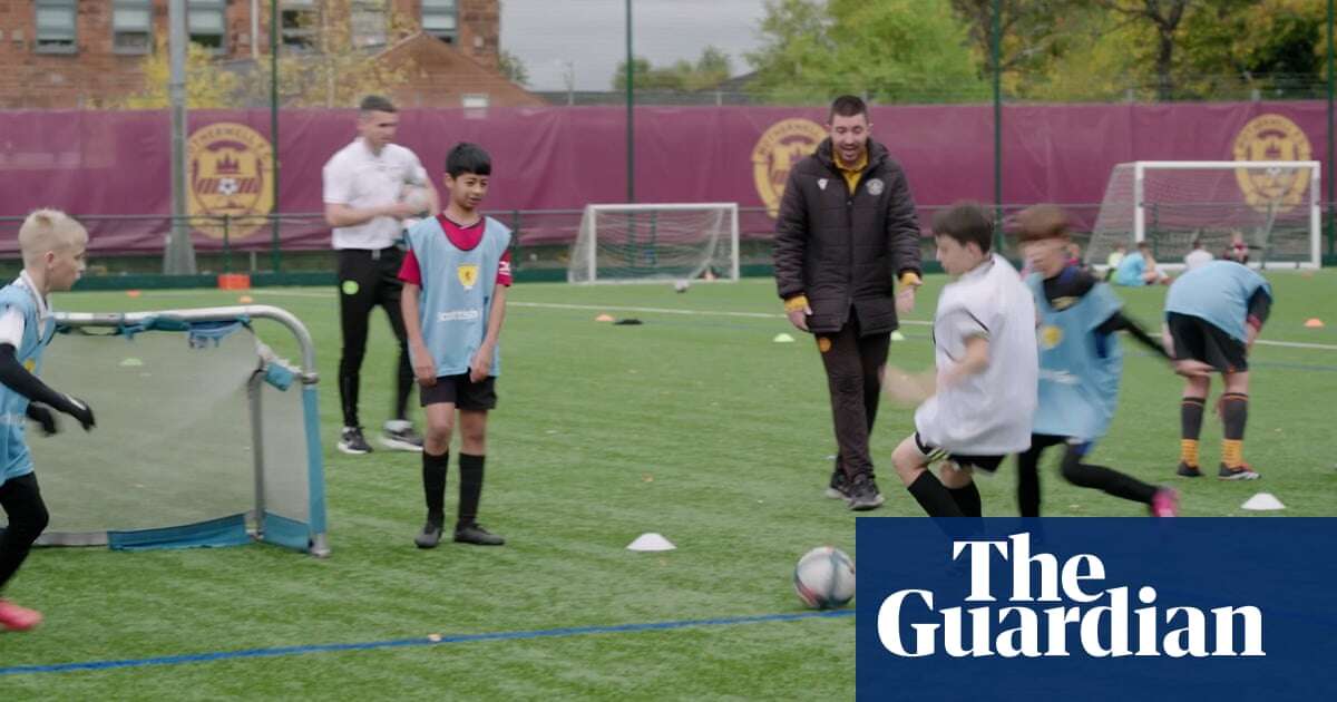 Free football camps set up in Scotland to help with pressures of living costs – video