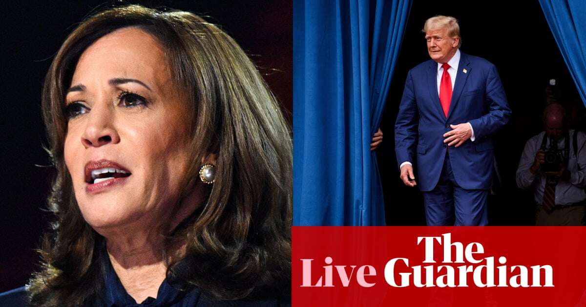 US elections live updates: Trump and Harris campaigns argue over rules for first debate