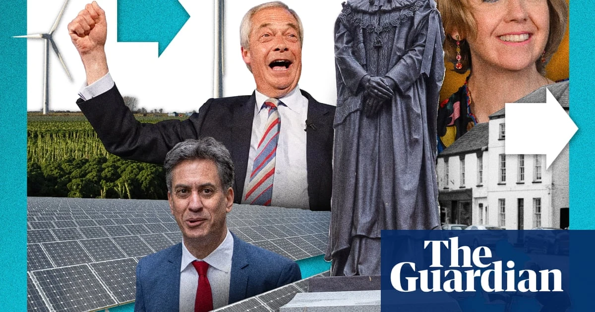 ‘An enormous scar’: the battle over solar farms and pylons as Reform UK takes aim at net zero