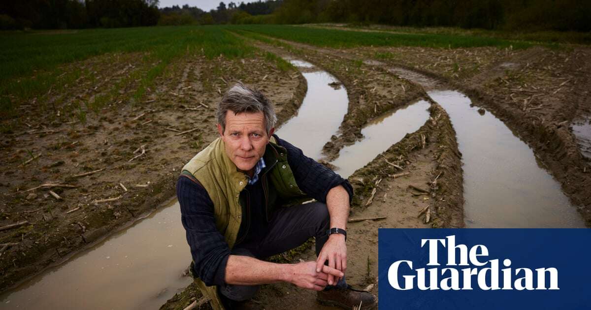 ‘Water everywhere’: Shropshire farmers race to salvage harvest after record rain