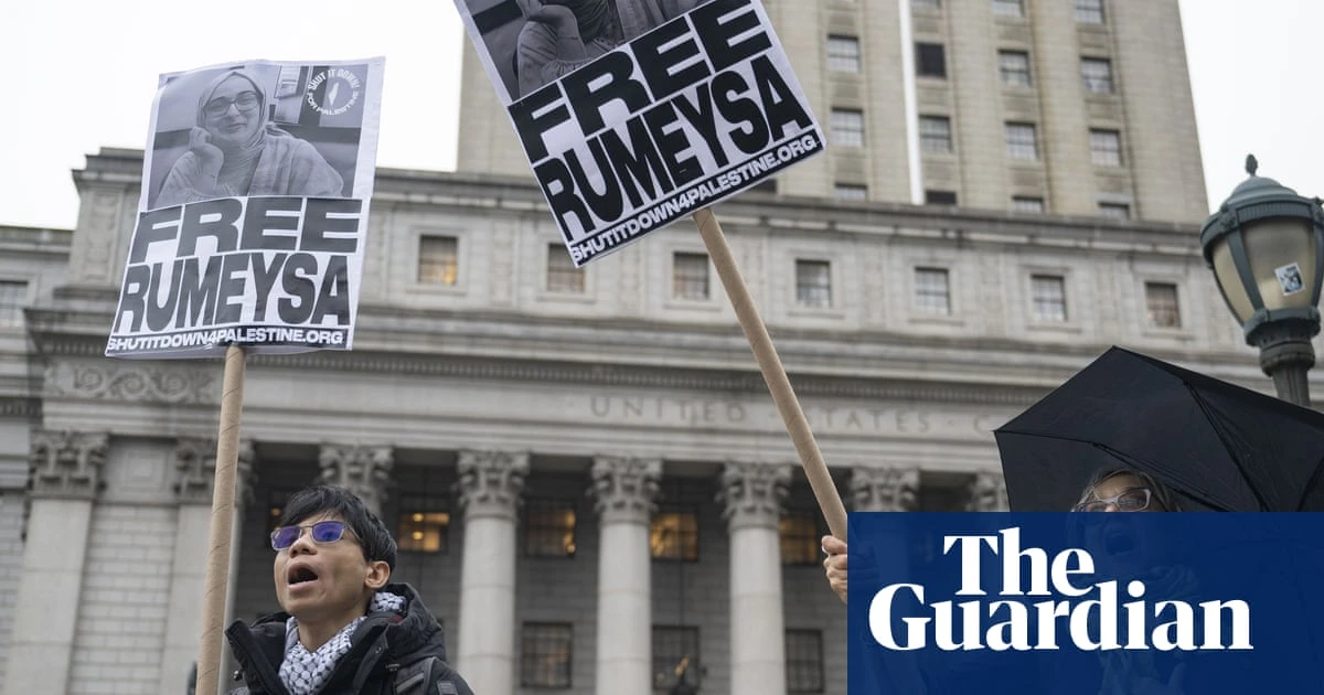 Rümeysa Öztürk, Tufts student held by Ice, released from Louisiana jail