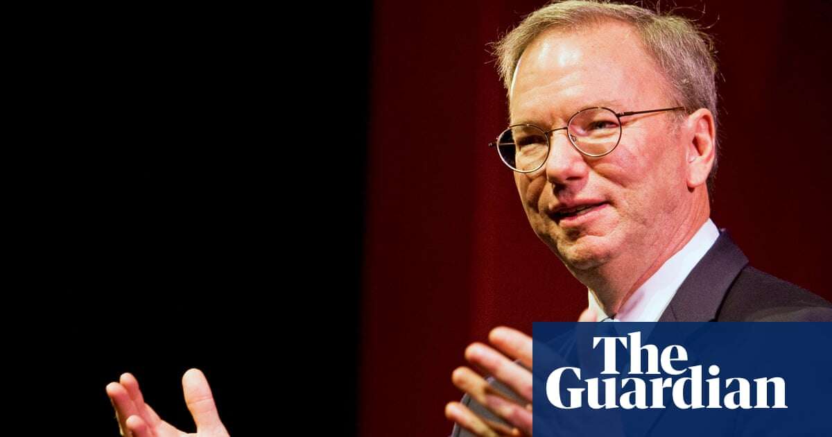 Ex-Google boss Eric Schmidt to attend UK international investment summit