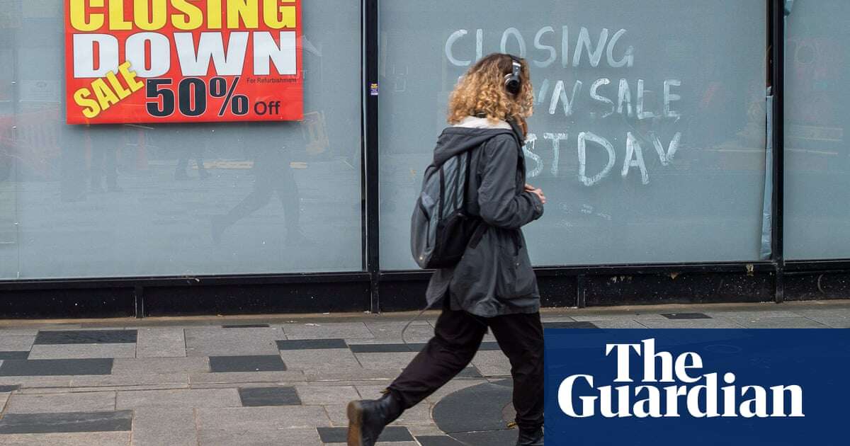 UK lost 37 shops a day in 2024, data suggests