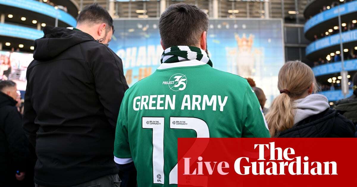 Manchester City v Plymouth Argyle: FA Cup fifth round – live