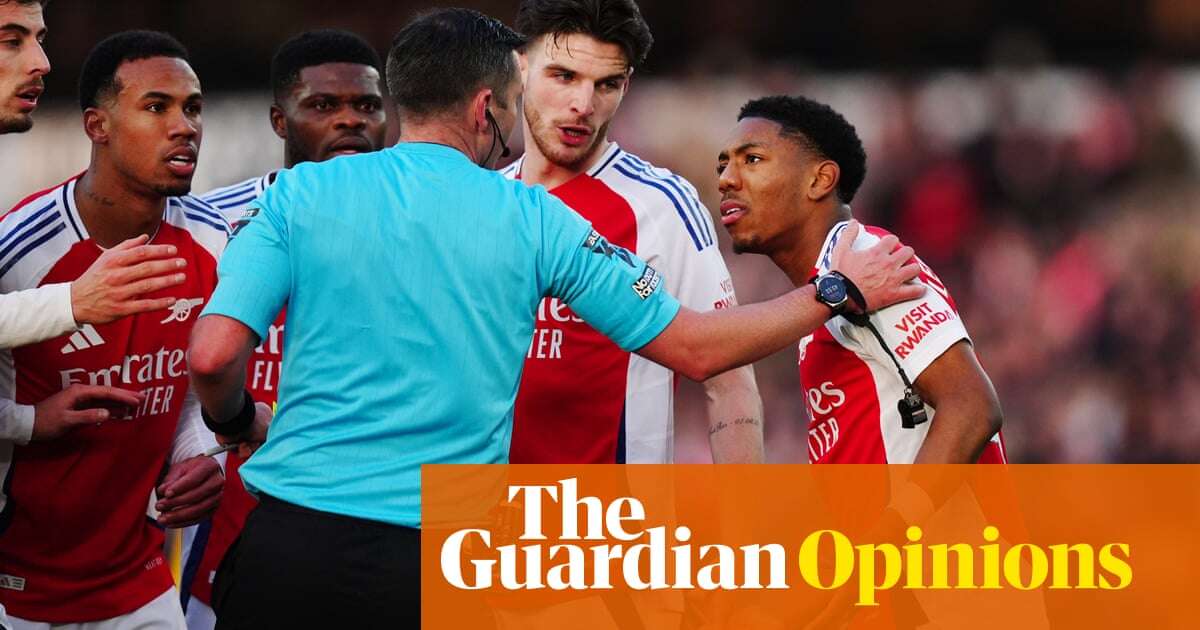 Rage against the refs has become the norm but surely we can do better?  | Jonathan Liew