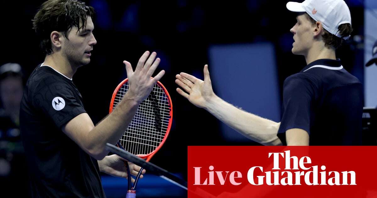 Jannik Sinner v Taylor Fritz: ATP Finals final – live