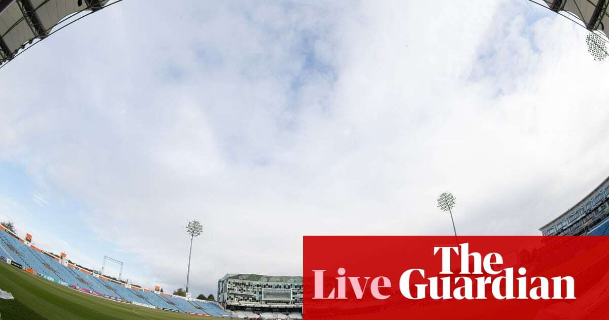 England v Australia: second men’s cricket one-day international – live