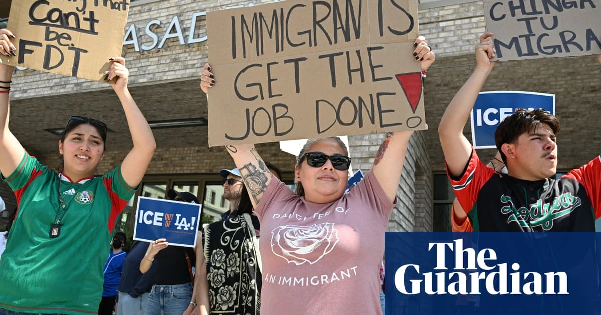 ‘The language of authoritarianism’: how Trump and allies cast LA as a lawless city needing military intervention