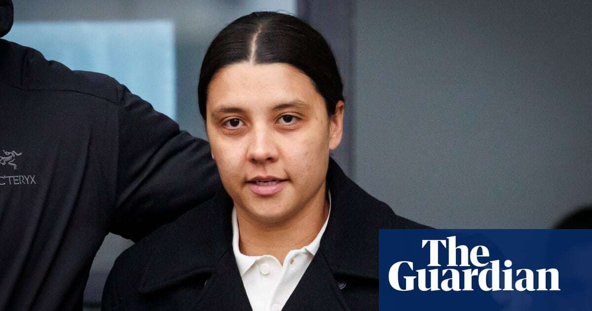 Police footage shows officer dismissing Sam Kerr claims before arrest – video