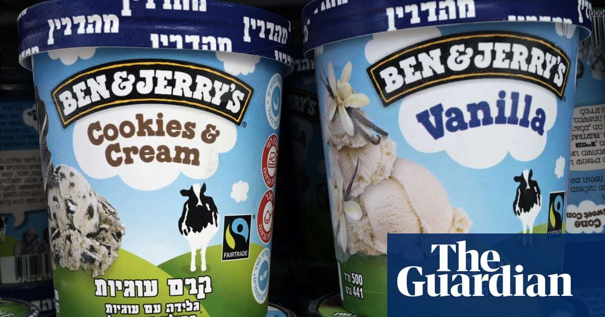 Ben & Jerry’s says Unilever tried to block statements in support of Palestinians