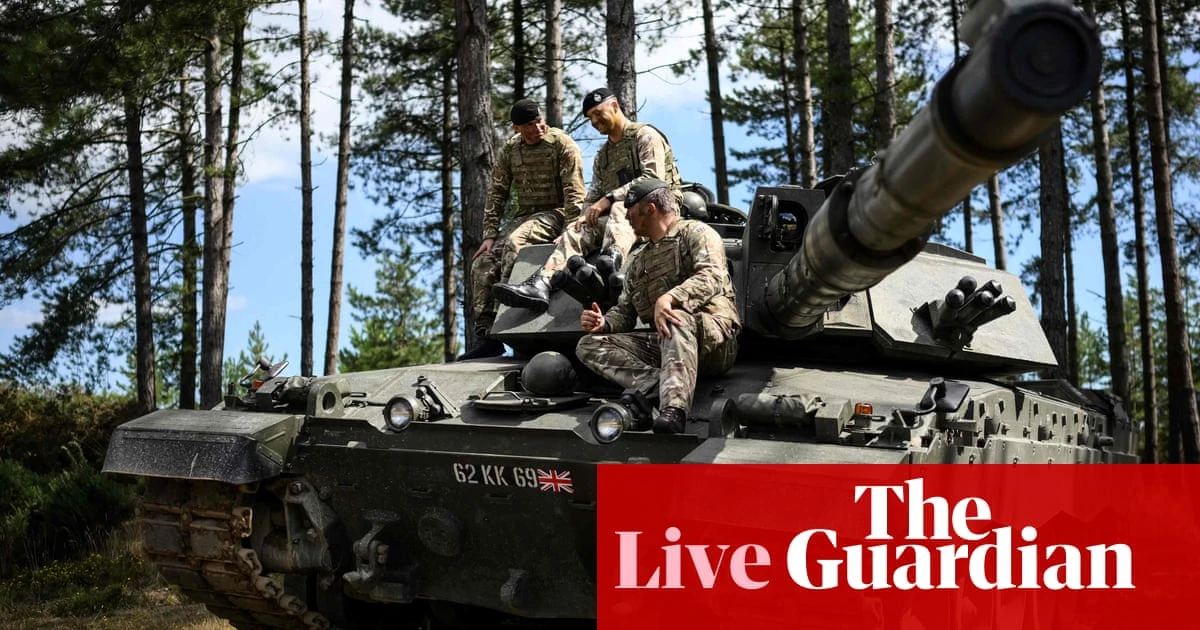 Keir Starmer to unveil strategic defence review and put UK on ‘war-fighting readiness’ – politics live