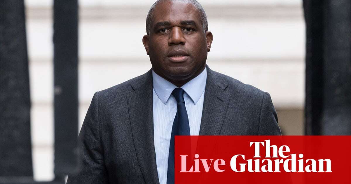 David Lammy says key projects in Ukraine, Gaza and Sudan to be protected as aid spending slashed – UK politics live