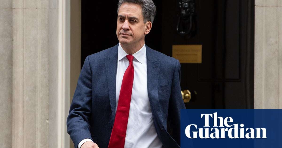 Ed Miliband on net zero in the age of Trump – Politics Weekly Westminster