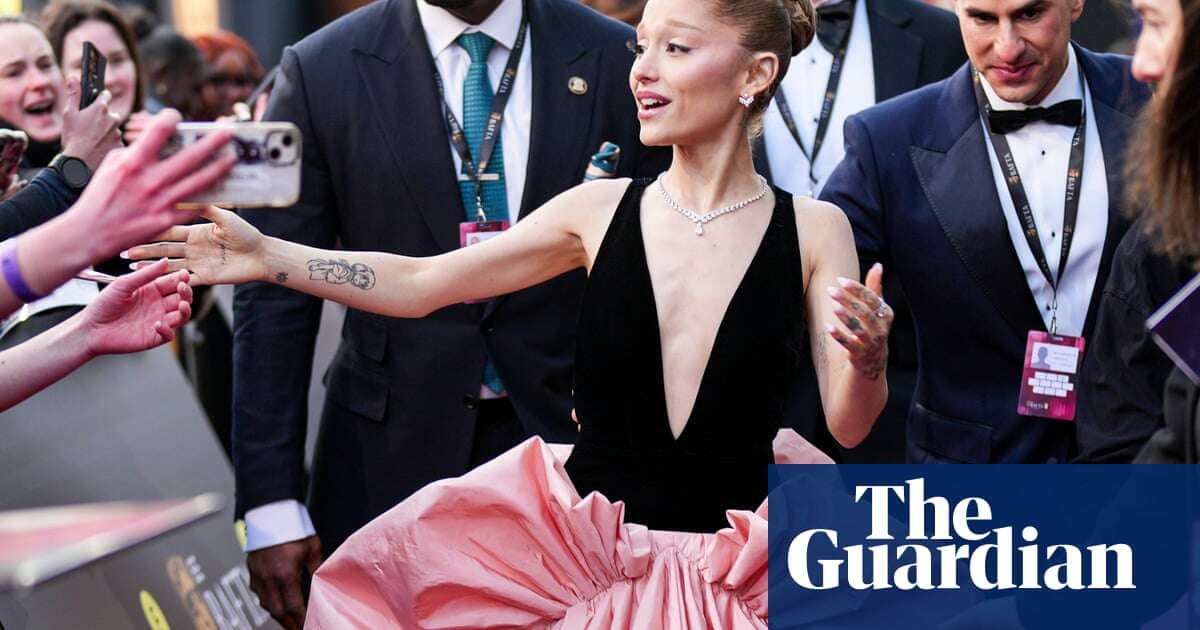 Baftas 2025 red carpet: sequins, satin and a ski mask – in pictures