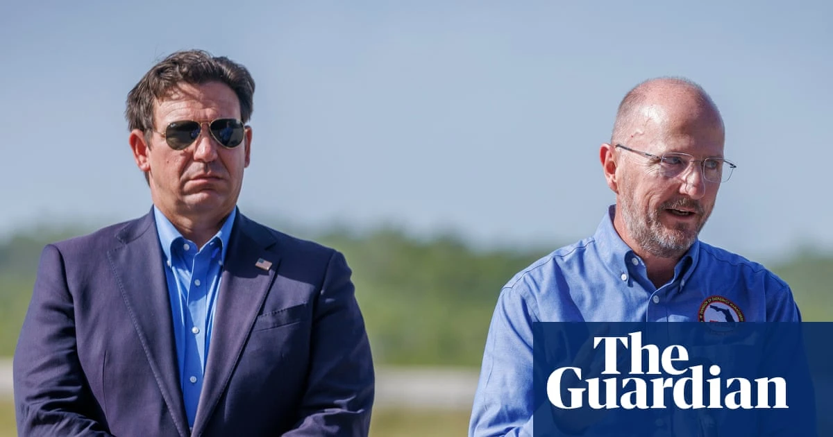 ‘Hundreds’ of people have been removed from ‘Alligator Alcatraz’ detention camp, says Florida governor