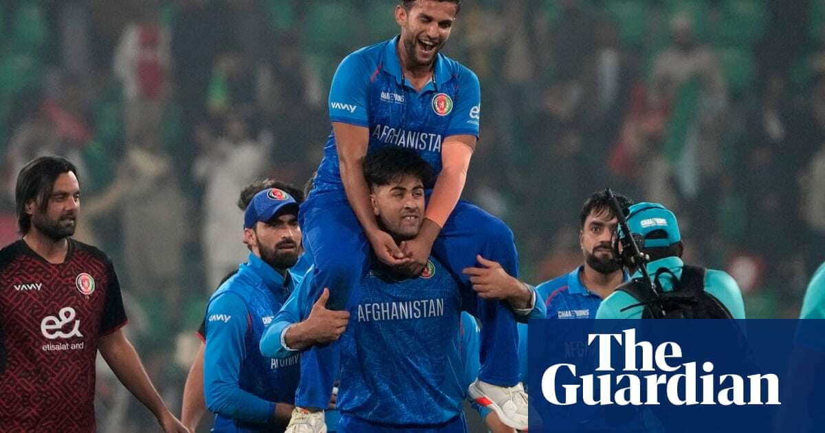 England crash out of Champions Trophy after nail-biting defeat to Afghanistan