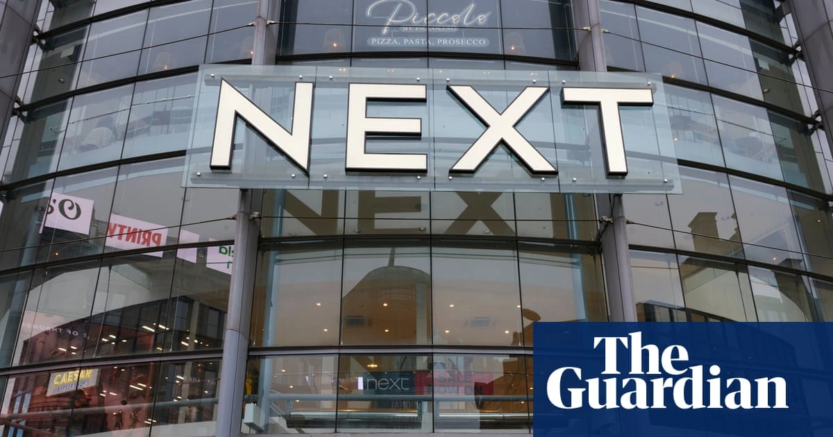 Next shares slide as retailer warns on weak UK growth and jobs