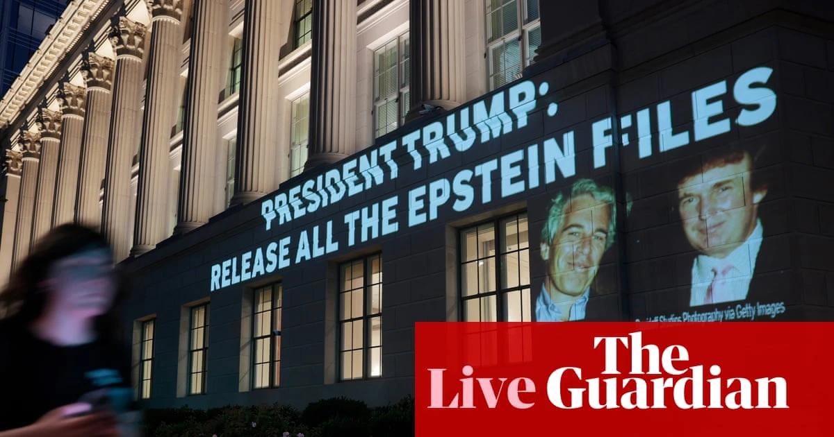 Trump administration orders release of Epstein court documents amid mounting pressure – US politics live