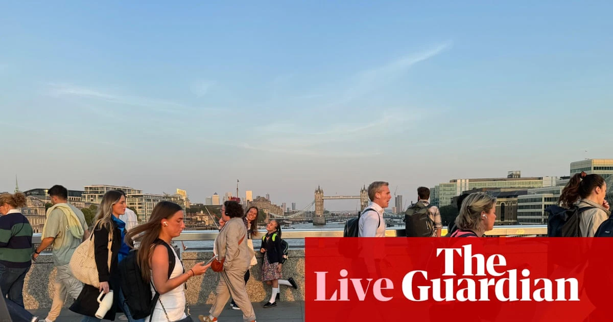 UK wage growth falls to four-year low as demand for workers slows – business live