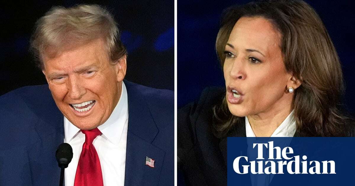 Harris v Trump: highlights of the presidential debate – video