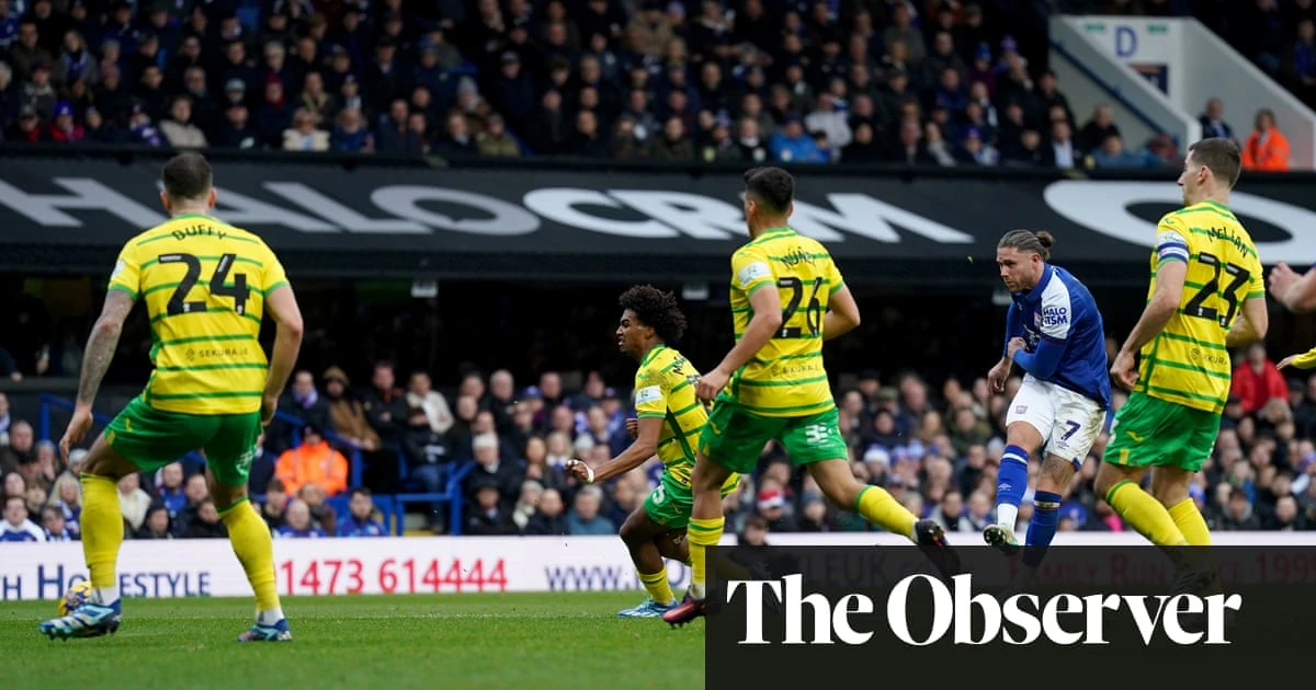 Wes Burns rescues Ipswich but Norwich grab point in fiery East Anglian derby