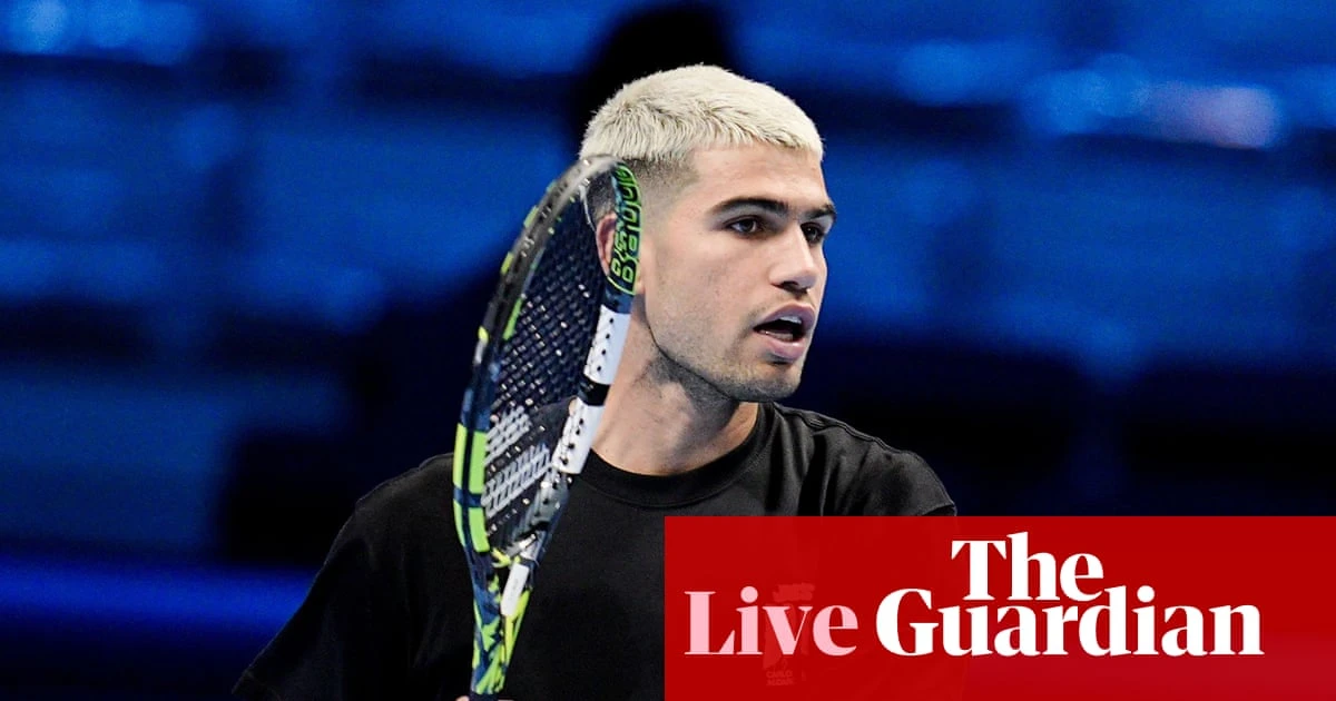 ATP Finals tennis: Carlos Alcaraz v Alex de Minaur – live