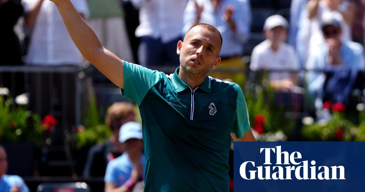 Dan Evans reproduces form of old to beat Frances Tiafoe at Queen’s Club