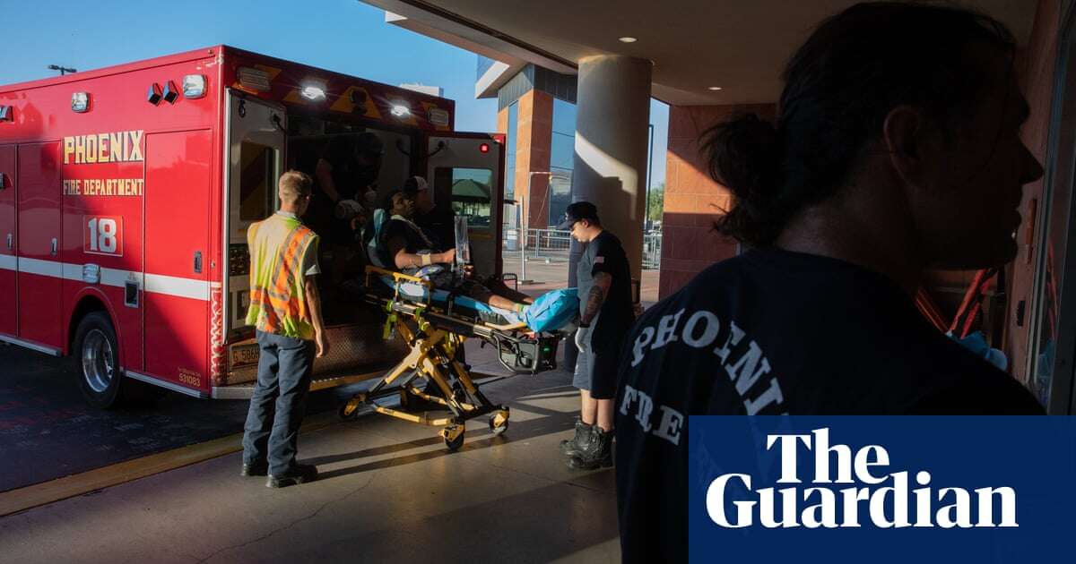 Asphalt burns, delirium, body bags: extreme heat overwhelms ERs across US