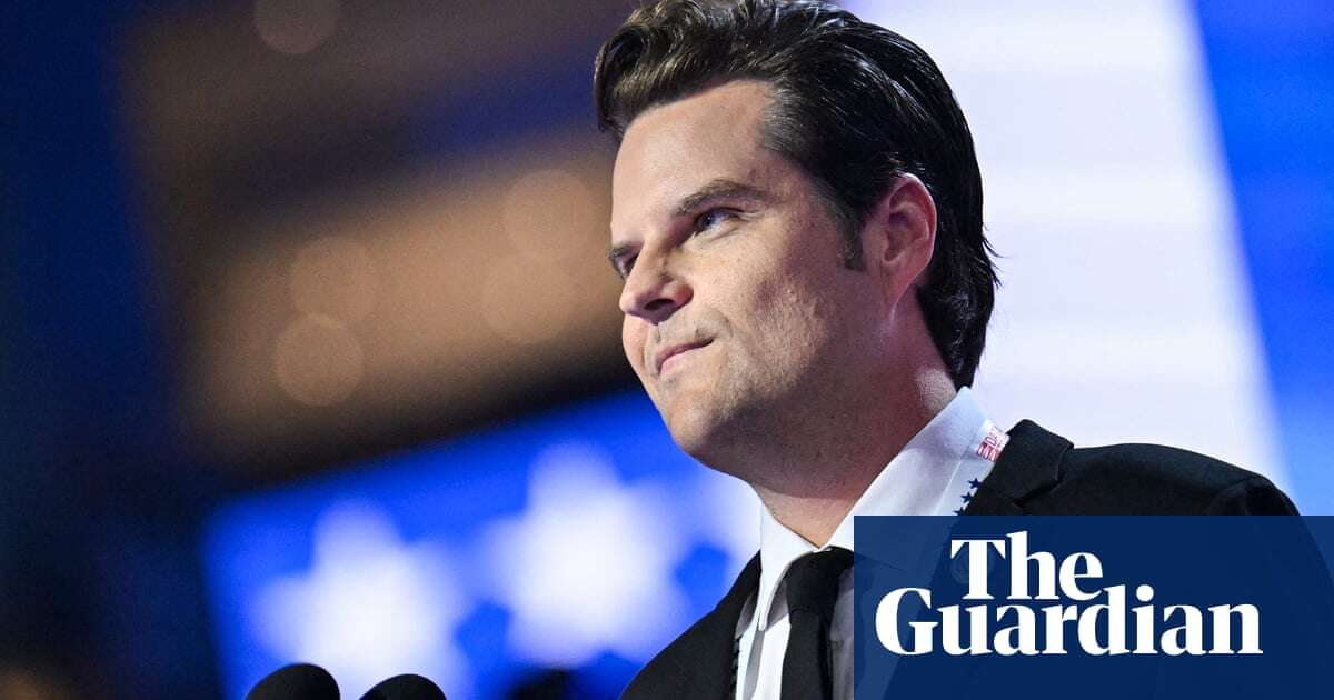 Matt Gaetz’s show on far-right network is memorable – for the wrong reasons