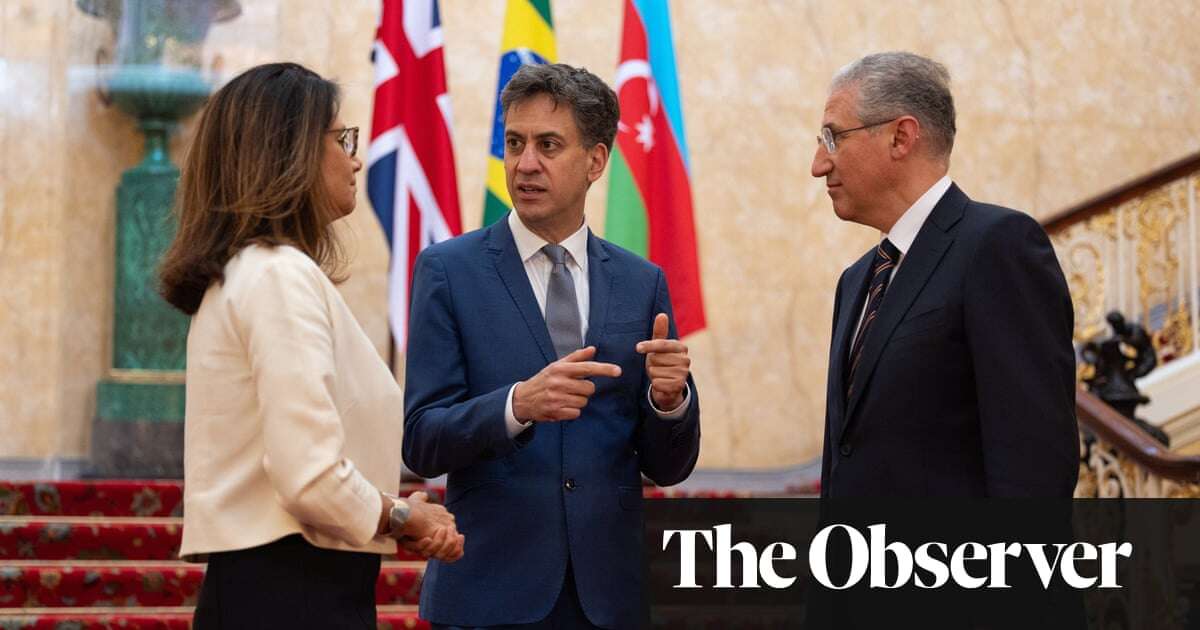 After Trump re-election, UK will lead efforts to save Cop29, says Miliband