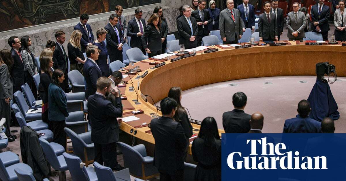 UN security council holds minute's silence for former US president Carter – video