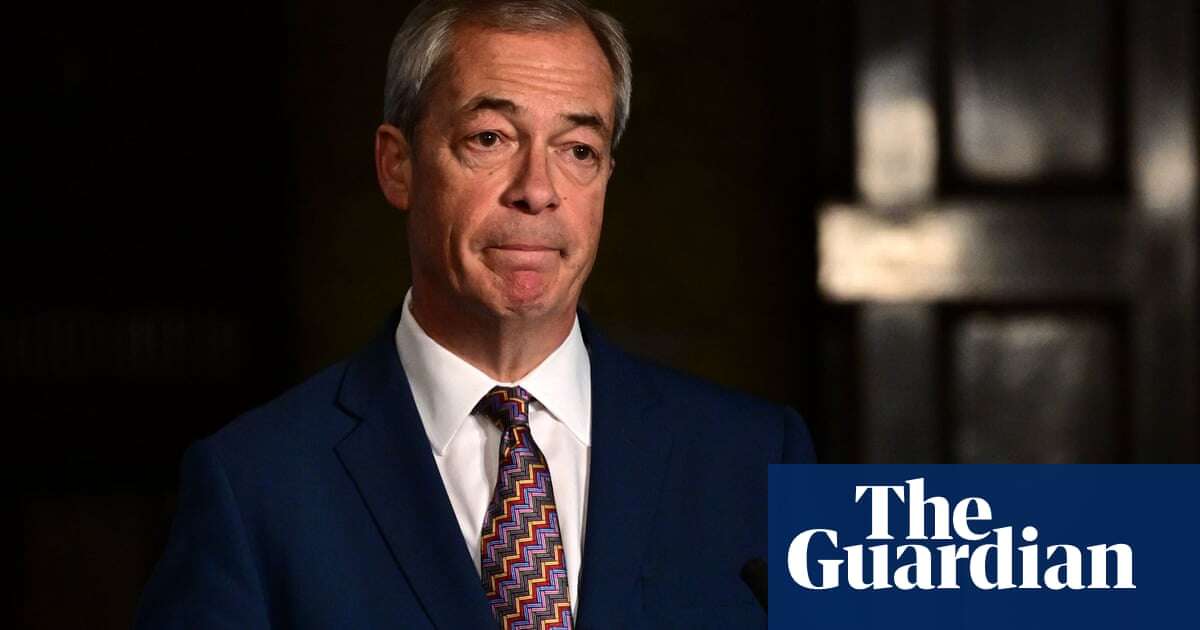 ‘He is damaging the party. Disgusting’: Farage criticises suspended Reform MP