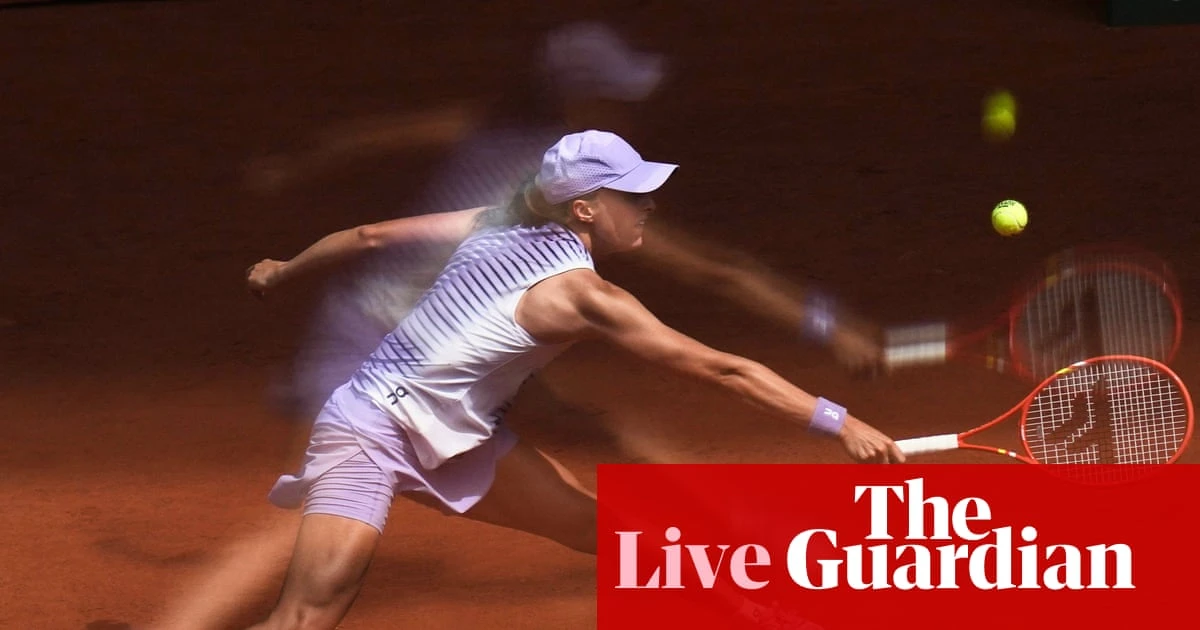 French Open 2026: Kostyuk v Swiatek, Jodar v Carreño Busta, and more on day eight – live