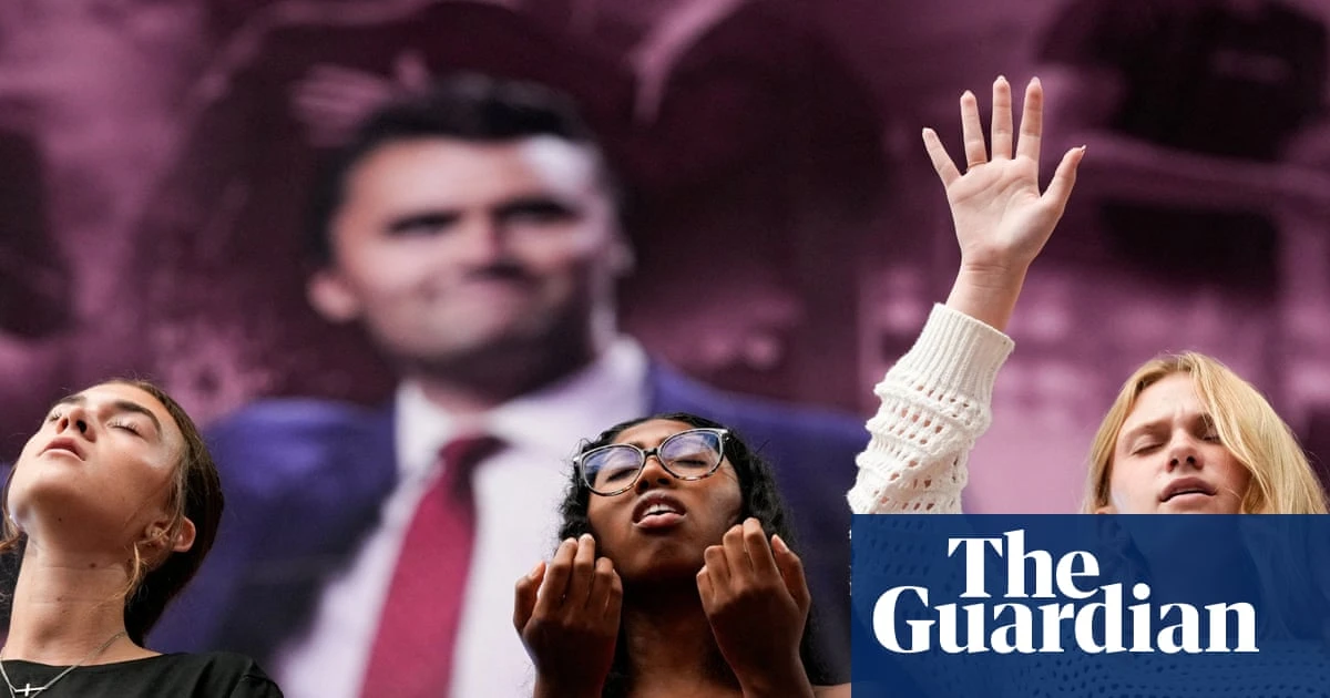 Charlie Kirk funeral mixes rally and revival as mourners vow to spread Maga message