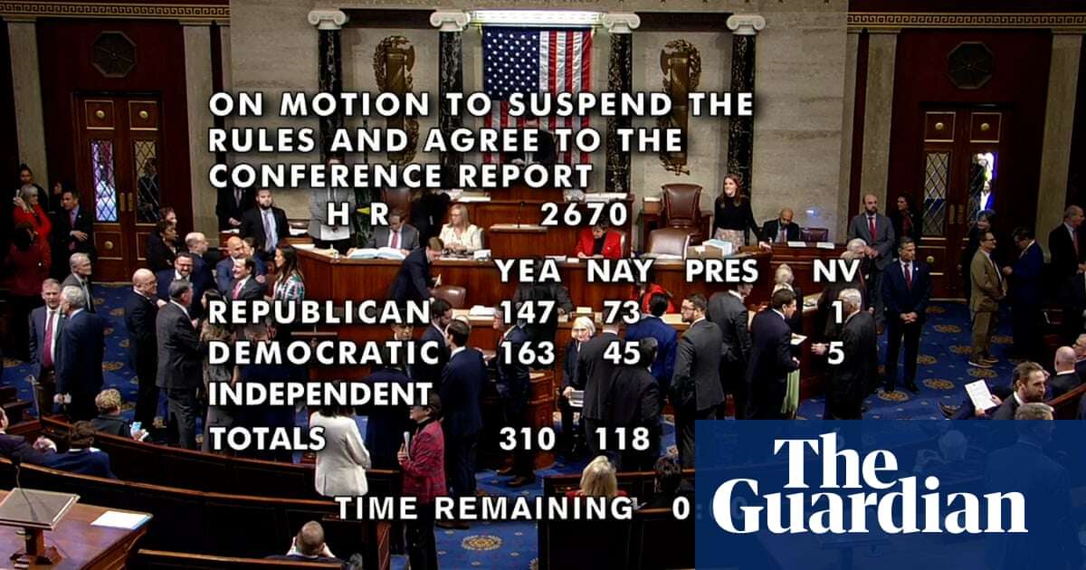 The moment US Congress passed bill allowing sale of Aukus nuclear submarines to Australia – video