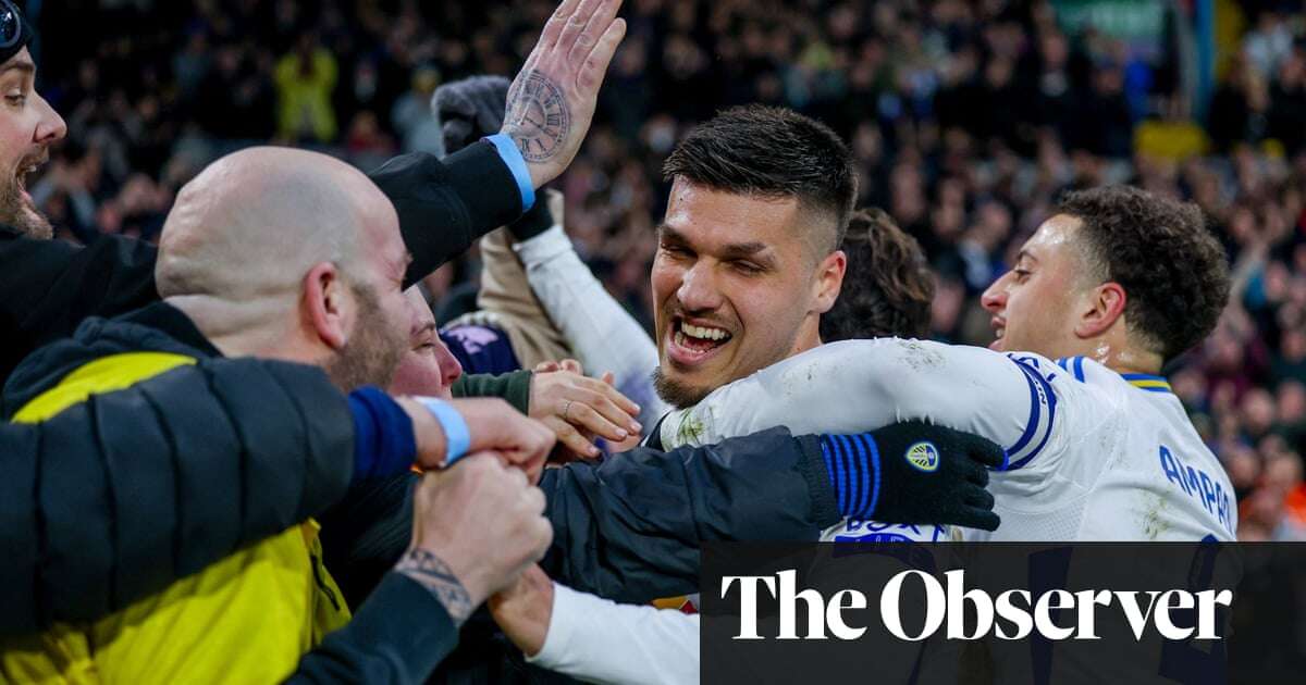 Championship: ruthless Leeds crush Cardiff 7-0 as Burnley lose ground at top