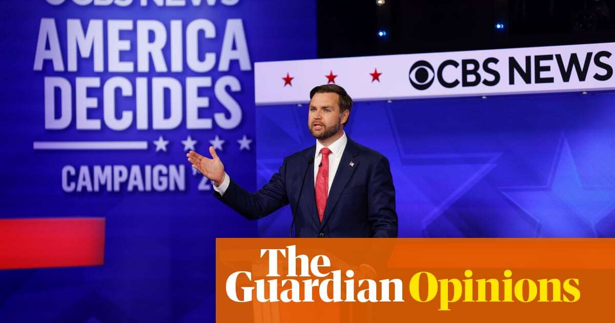 JD Vance’s debate lines were so polished you could forget they made no sense | Moira Donegan