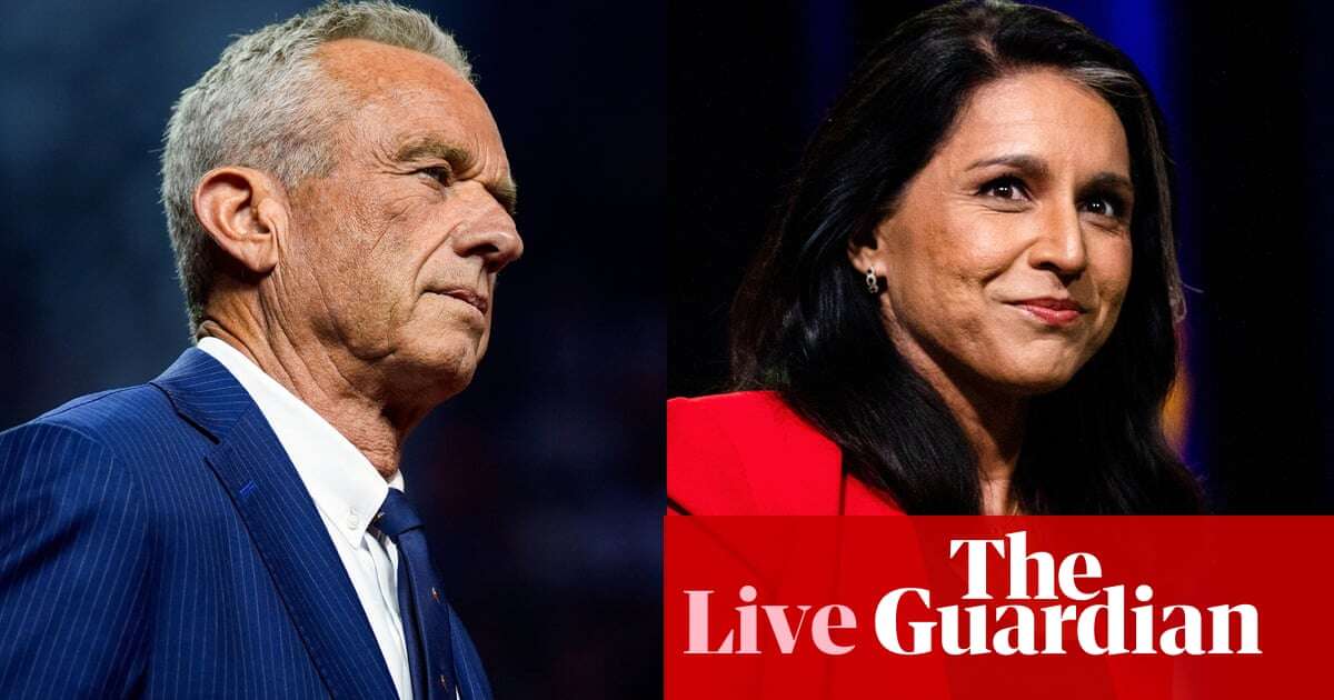 Robert F Kennedy and Tulsi Gabbard face key Senate votes for nominations – US politics live